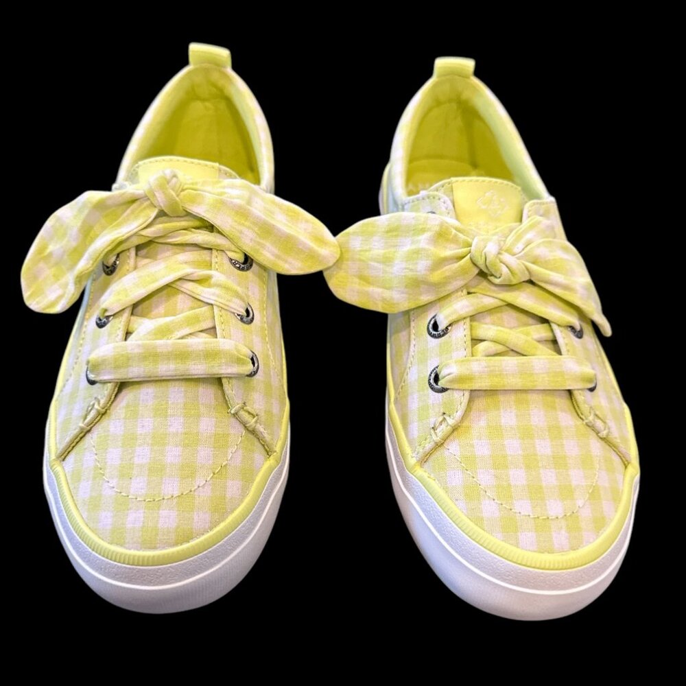 NEW Sneakers Women | Crest Vibe Gingham Sneaker Lime Sperry 6.5  New In Box